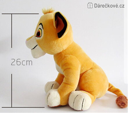 Plyšový lvíček Simba z pohádky Lví král