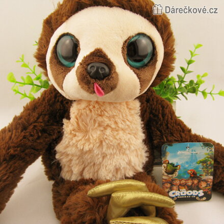 Plyšový lenochod z pohádky Croodsovi (The Croods) 80 cm