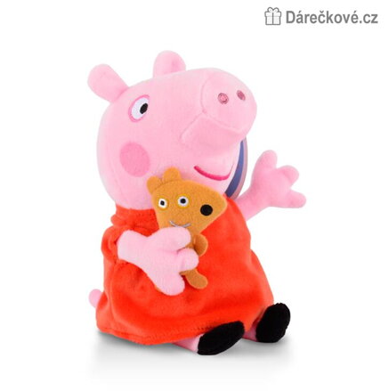 Plyšové prasátko Pepina a Tomík, vel. 19cm (Peppa Pig)