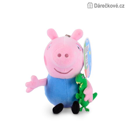 Plyšové prasátko Pepina a Tomík, vel. 19cm (Peppa Pig)