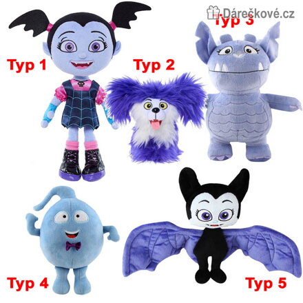 Plyšové hračky ze seriálu Vampirina