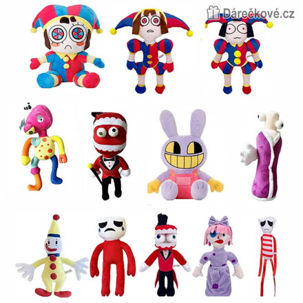 Plyšáci ze seriálu Úžasný digitální cirkus, 12 typů