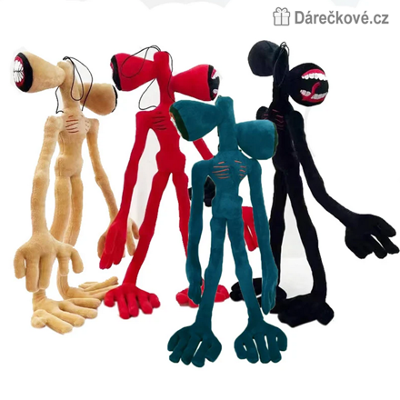 Plyšový Siren Head 55 cm | Hororový plyšák Steal a Brainrot