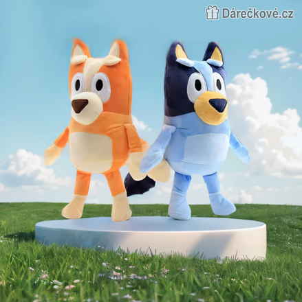 Plyšáci Bluey 28 cm | Plyšové postavičky z pohádky Bluey