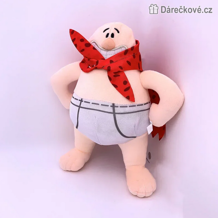Plyšový Kapitán Bombarďák 22 cm | Captain Underpants plyšák