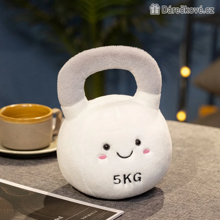 Plyšové srandovní činky 20–23 cm | Vtipný plyšový dárek pro děti
