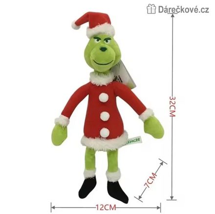Plyšáci z pohádky Grinch | Vánoční plyšové postavičky Grinch