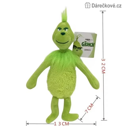 Plyšáci z pohádky Grinch | Vánoční plyšové postavičky Grinch