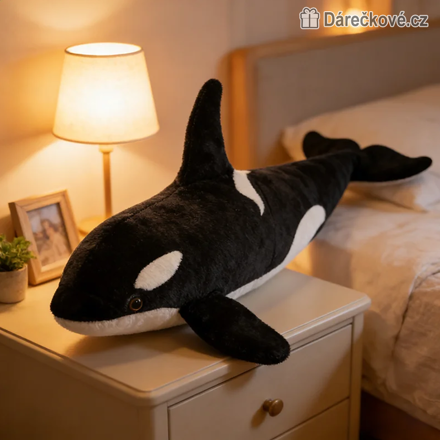 Plyšová kosatka 50 cm / 75 cm | Velký plyšák Orca