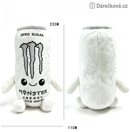 Plyšová plechovka Monster Energy 22 cm | Plyšák Monster Energy