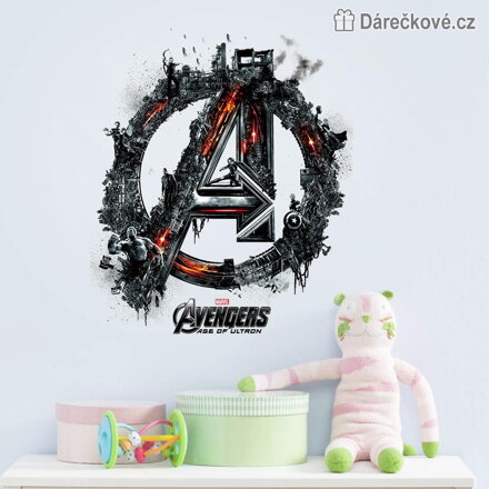 Samolepka na zeď Avengers, vel. 42x35cm