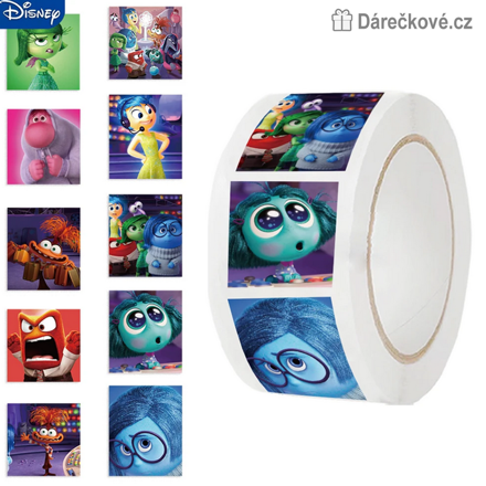 500 ks samolepek V hlavě (Inside Out)