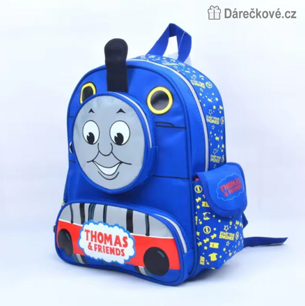 Dětský plyšový batoh (batůžek) s Mašinka Tomáš, typ 1, vel. 35cm