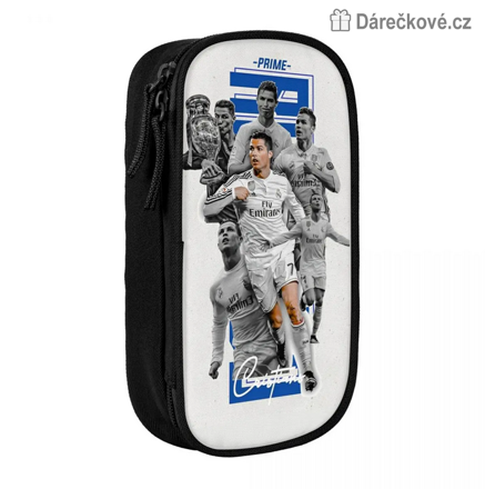 Ronaldo školní fotbalový penál | Penál na zip pro fanoušky Cristiana Ronalda