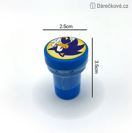 Sada dětských razítek z filmu Sonic