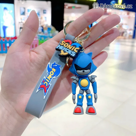 Klíčenka Sonic 6–8 cm | Přívěšek Ježek Sonic 6 typů