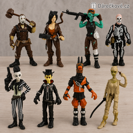 Figurky Fortnite 8 ks | Sada herních figurek Fortnite, typ 2