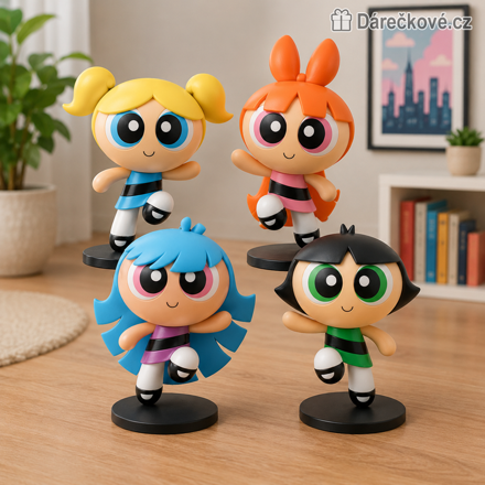 igurky Powerpuff Girls 4 ks | Figurky Super holky 10,5 cm