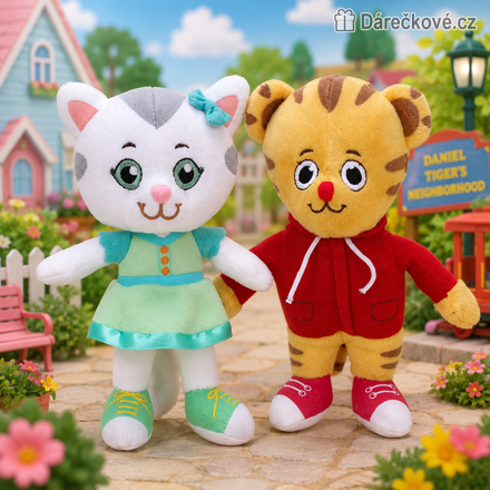 Plyšové hračky Daniel Tiger's Neighbourhood | Plyšáci Sousedi Daniela Tigera