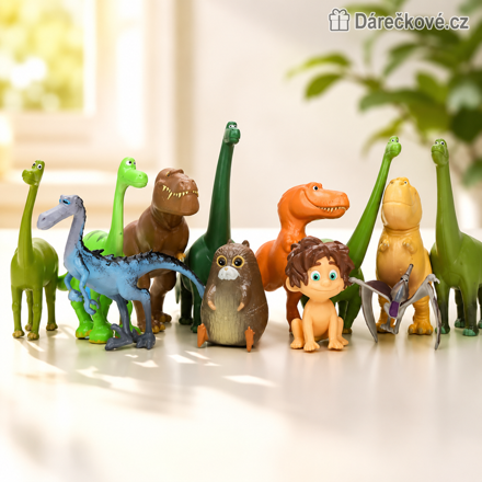 Figurky Hodný dinosaurus 12 ks | Sada figurek Good Dinosaur