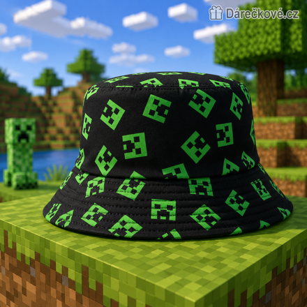 Klobouk Minecraft | Stylový gaming klobouček, Typ 1