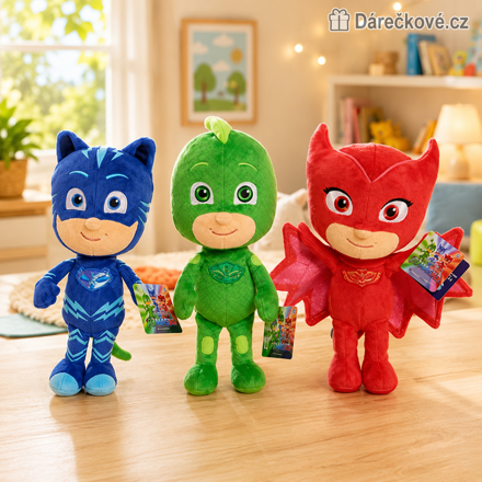 Plyšové postavičky Pyžamasky | PJ Masks plyšáci 3 ks