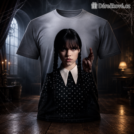 Dětské tričko Wednesday | tričko Wednesday Addams, typ 5