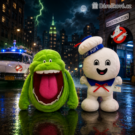 Plyšáci Krotitelé duchů, 2 typy (Ghostbusters )
