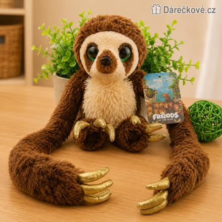 Plyšový lenochod Croodsovi 80 cm | Plyšák The Croods pro děti