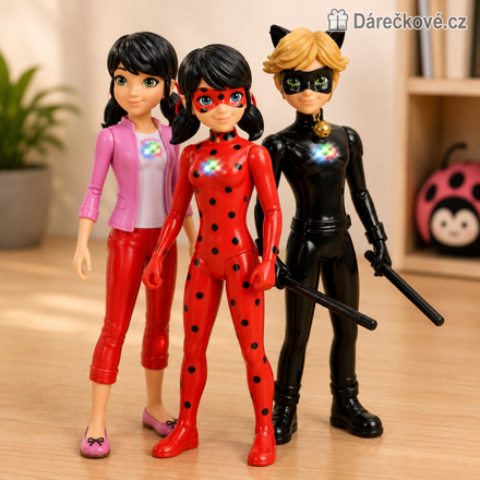 Figurky Kouzelná Beruška a Černý kocour 3 ks | Miraculous figurky 12 cm