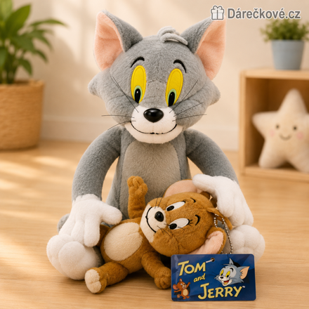 Plyšový Tom a Jerry set 2 ks | Plyšové hračky Tom & Jerry