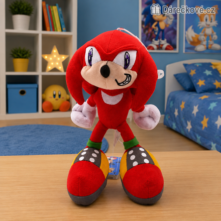 Plyšák Knuckles the Echidna Sonic 20 cm | Plyšový Ježek Sonic pro děti