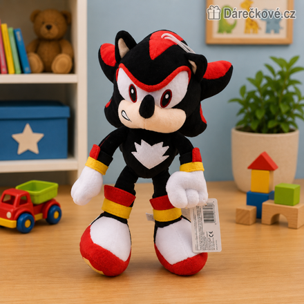 Plyšák Shadow the Hedgehog Sonic 20 cm | Plyšový Ježek Sonic pro děti