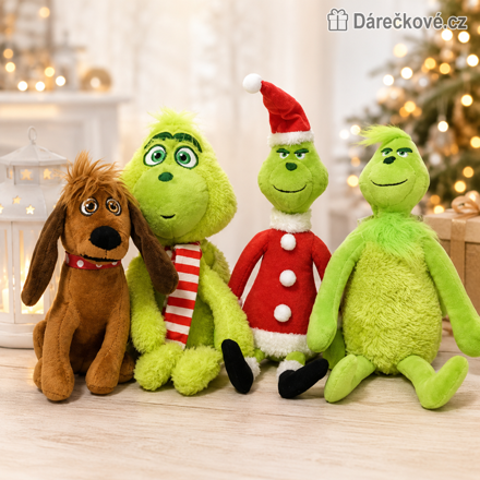 Plyšáci z pohádky Grinch | Vánoční plyšové postavičky Grinch