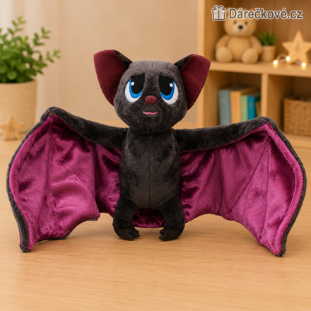 Plyšový netopýr Mavis Hotel Transylvánie 40 cm | Plyšová hračka Hotel Transylvania
