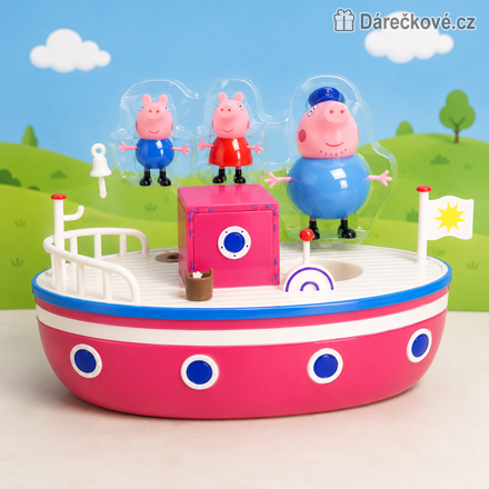 Prasátko Peppa - Pepina (Peppa Pig), Loď růžová