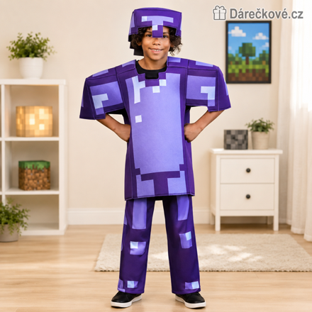 Karnevalový kostým Minecraft | Dětský kostým Minecraft, typ 3