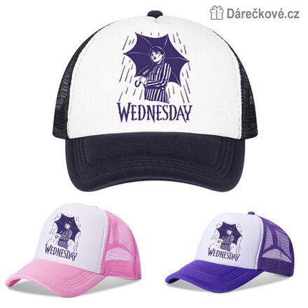 Dětská kšiltovka Wednesday Addams | Kšiltovka Wednesday typ 1