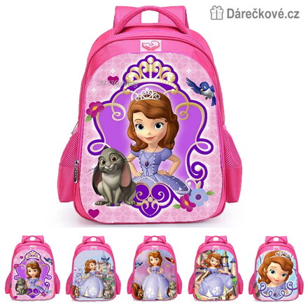 Dětský batoh (batůžek) princezna Sofie (Sofia), 5 druhů