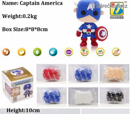 3D modelína Avengers typu Play-Doh - Kapitán Amerika