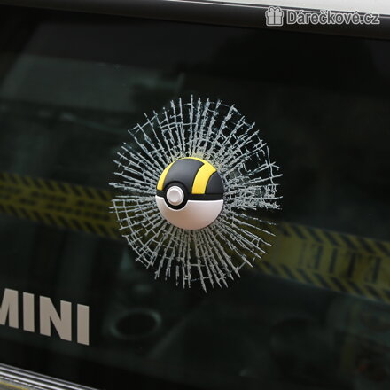 3D zábavná samolepka Pokemon Go na auto