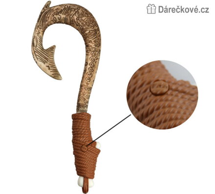 Svítící hák Mauiho z pohádky Odvážná Vaiana (Moana)