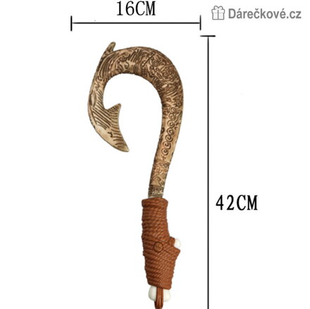 Svítící hák Mauiho z pohádky Odvážná Vaiana (Moana)