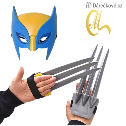 X-men Wolverine Maska a drápy