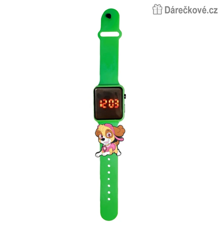 Dětské hodinky Tlapková patrola | Digitální LED hodinky pro děti