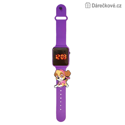 Dětské hodinky Tlapková patrola | Digitální LED hodinky pro děti