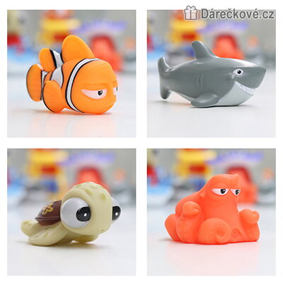 Figurky do vody Nemo 8 ks | Koupací figurky Hledá se Nemo pro děti