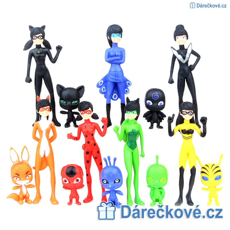 Figurky Kouzelna Beruska A Cerny Kocour Miraculous 14ks