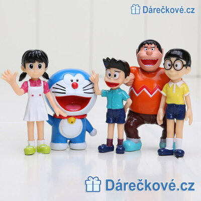 Figurky ze seriálu Doraemon, 5ks