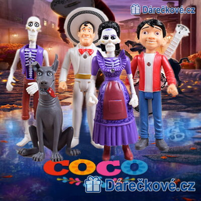 Figurky z pohádky Coco (Pixar), 5ks